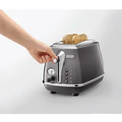 ⚡ CTOT2103.GY – Máy nướng bánh mì DeLonghi, gia nhiệt nhanh, bữa sáng gọn nhẹ! 732786