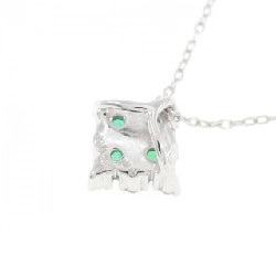 K18WG Emerald Necklace 0.25CT - Hàng hiệu Authentic 865893