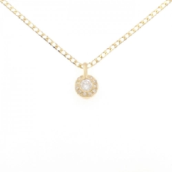 K18YG Dây chuyền kim cương - Hàng hiệu Authentic