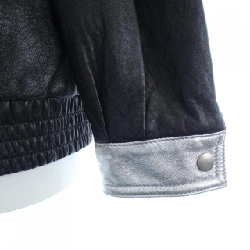 【Mã giảm giá】Áo khoác da biker SAINT LAURENT 640119