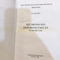 Việc Nhượng đất, khẩn hoang ở Bắc Kỳ từ 1919 đến 1945 479226