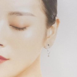 K18WG Bông tai kim cương 0.50CT - Hàng hiệu Chính hãng 864702