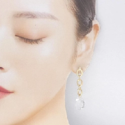 Bông tai thạch anh 750YG - Hàng hiệu Authentic 867311