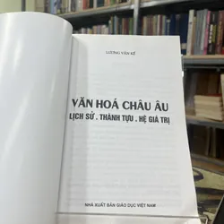 VĂN HOÁ CHÂU ÂU LỊCH SỬ THÀNH TỰU HỆ GIÁ TRỊ 698212