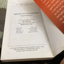 Kho Báu Của Vua Solomon-  Henri Haggard - nxb 2007 319627