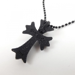 クロムハーツ CHROME HEARTS CH CRS SML PLSTC MATTE BLK GLR BALL CHAI 604175364AHXXXX445 dây chuyền - Hàng hiệu Authentic 901111