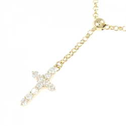 K18YG Dây chuyền kim cương chéo 0.33CT - Hàng hiệu Chính hãng 856585