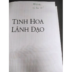 Tinh Hoa Lãnh Đạo mới 80% (có ghi) HCM3112 910657