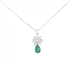 Dây chuyền ngọc lục bảo PT900/PT850 1.13CT - Hàng hiệu Chính hãng