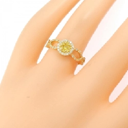 Nhẫn kim cương K18YG 0.20CT - Hàng hiệu Chính hãng 852512