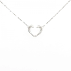 Dây chuyền nhỏ 2 trái tim Tiffany Tenderness - Hàng hiệu Authentic