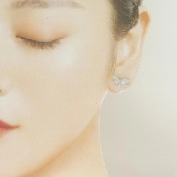 K18WG Bông tai kim cương 0.22CT - Hàng hiệu Chính hãng 867305