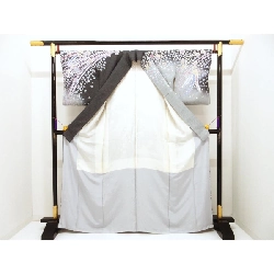 Áo kimono thăm viếng màu bạc - Hàng hiệu Authentic 882936