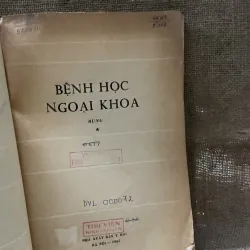 Bệnh học ngoại - bụng -200 trang khổ lớn  926126