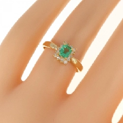 Nhẫn Ngọc Lục Bảo K18YG 670353