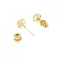 K18YG/ST Bông tai kim cương 1.015CT 1.028CT G-H I1 Fair - Hàng hiệu Chính hãng 871643