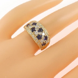 Nhẫn Sapphire K18YG 0.93CT - Hàng hiệu Chính hãng 855095