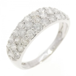 Nhẫn kim cương Pavé K18WG 1.00CT - Hàng hiệu Chính hãng