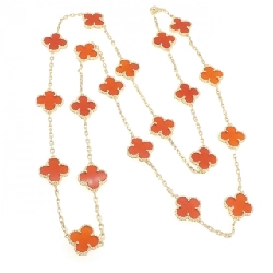 Vòng cổ Van Cleef & Arpels Vintage Alhambra 20 họa tiết - Hàng hiệu Authentic 842056