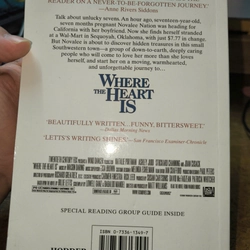 Where The Heart Is - (The New York Times Bestseller) Paperback – January 1, 2000 380244