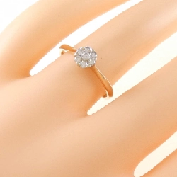 Nhẫn kim cương hoa K18PG/K18WG 0.20CT 672531