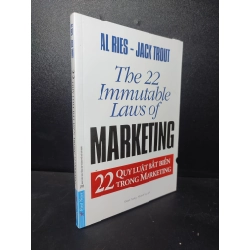 22 Quy Luật Bất Biến Trong Marketing Al Ries, Jack Trout 2021 mới 80% ố, lỗi trang, rách bìa HPB.HCM2301 kinh doanh