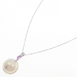 K18WG Mabe Pearl Necklace - Hàng hiệu Authentic 856500
