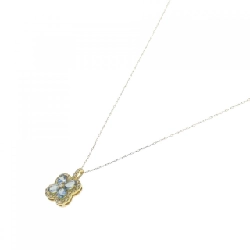 K18YG Hoa Aquamarine Dây Chuyền 0.57CT - Hàng hiệu Chính hãng 859455