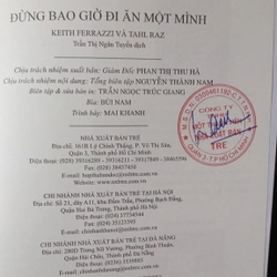 Sách Đừng bao giờ đi ăn một mình (never eat alone) - Keith Ferrazzi, Tahl Raz còn mới 316025