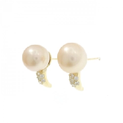 K18YG Bạch Ngọc Trai Bông Tai 9.9mm - Hàng hiệu Chính Hãng 862901