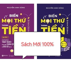 (SÁCH MỚI 100%) _ 2 Cuốn Biến Mọi Thứ Thành Tiền