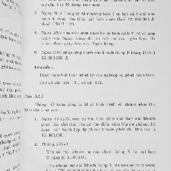 Bài tập và Bài giải Kế toán tài chính 19985