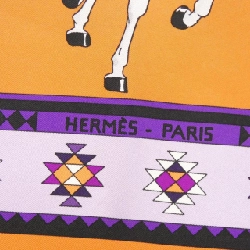 Hàng hiệu Authentic Hermès LES CHEVAUX QATARIS Khăn 002457S 772779