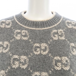 Gucci GG Boucle Wool Jacquard Top 770059 XKCNA Knit 630522