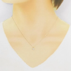 K18YG Solitaire Dây chuyền kim cương 0.15CT - Hàng hiệu Chính hãng 864830