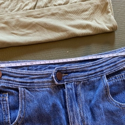 Váy jeans xẻ trước 523698