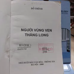 sách: Người vùng ven Thăng Long - Đỗ Thỉnh (A1) 565450