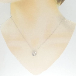 K18WG Dây chuyền kim cương 0.22CT - Hàng hiệu Chính hãng 859853