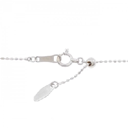 K18WG Đá Garnet Dây Chuyền - Hàng hiệu Chính hãng 861850