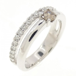 Nhẫn kim cương K18WG 0.48CT