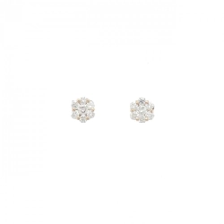 K18PG Bông tai hoa kim cương 0.50CT - Hàng hiệu Chính hãng