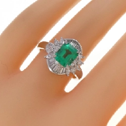Nhẫn Emerald PT900 1.26CT - Hàng hiệu Chính hãng 854749