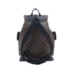 Balo Louis Vuitton Monogram Macassar Christopher MM M43735 - Hàng hiệu Authentic 801235