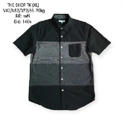 Áo sơ mi Nhật The Shop TK đẹp như mới, phối màu sang trọng, size XL dành cho anh em từ 65-70kg.  9079