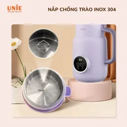 Máy làm sữa hạt UNIE UMB08 PRO dung tích 600ml, lưỡi dao 8 cánh, chất liệu inox304 798193