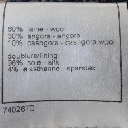 Áo khoác không cổ CHANEL P26751V17018 05A - Hàng hiệu Authentic 822332