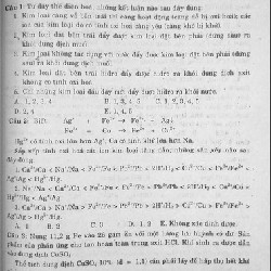 800 Câu Hỏi & Bài Tập Trắc Nghiệm Hóa Học Xưa 8098