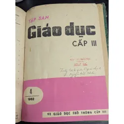 Tập san giáo dục mẫu giáo các năm 1977,1979,1980,1981,1982 ( tổng cộng 34 số có 1 số đôi ) 590928