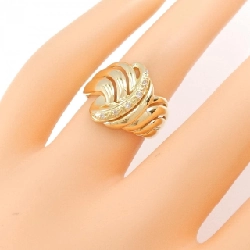 Nhẫn kim cương K18YG 0.04CT 672658