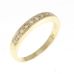 Nhẫn kim cương K18YG 0.11CT